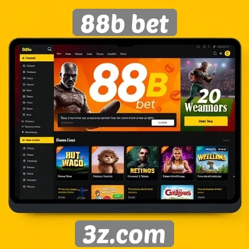 Inovações no design de interface do site 88b bet